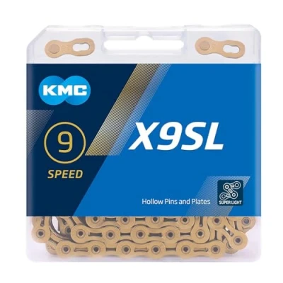 Immagine di CADENA KMC X9SL TI N 1/2x11/128 114ESLAB.6.6 9V OR