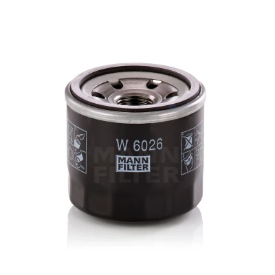 Immagine di MANN FILTER W 6026 Filtro olio 3/4 16 UNF 1B ad avvitamento SUZUKI: SWIFT 5, Celerio, Ignis III