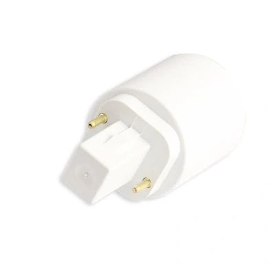 Immagine di Demiawaking Socket Base G24 a E27 Portalampada Adattatore di Lampadina Convertitore per Lampada Alogena/LED/CFL