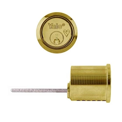 Immagine di YALE P X54KP PB Cilindro di Ricambio Adatto per Porte da 38 57 mm, Alta Sicurezza, Dotazione, Ottone Lucido 4 Chiave, Keys