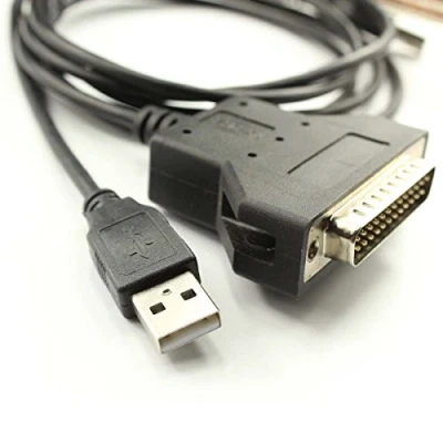 Immagine di cavo adattatore convertitore seriale DB25 con Silabs CP2102 USB RS232 per bar code scanner stampante Length: 30CM