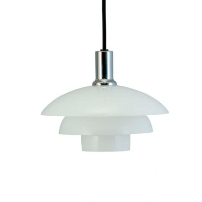 Immagine di Lampada a sospensione Dyberg Larsen Morph, opale, Ø 21 cm, vetro