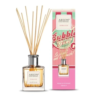 Immagine di Areon Reed Diffusore Bubble Gum / 150ml 1 Confezione/Profumo per Casa o Ufficio Aroma Lungo Kit Canne