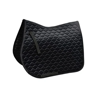 Immagine di Rhinegold Sottosella in Velluto Hexagon GP Pony Nero