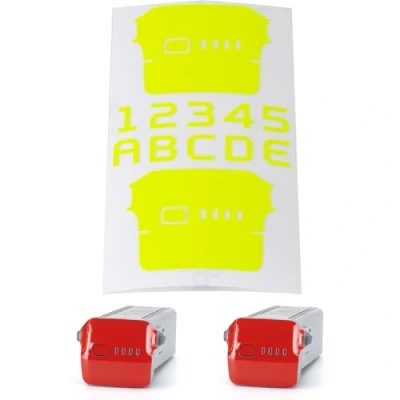 Immagine di WRAPGRADE Skin Compatibile con DJI Air 3 DUE batterie (NEON YELLOW)