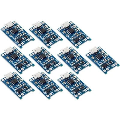 Immagine di 10pcs 5V 1A Micro USB 18650 Lithium Battery Charging Board Charger Module