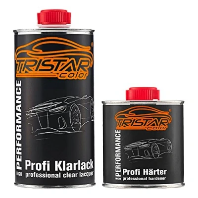 Immagine di TRISTARcolor 0,75 litri 2K vernice trasparente per auto lucidissimo HS incl. indurente