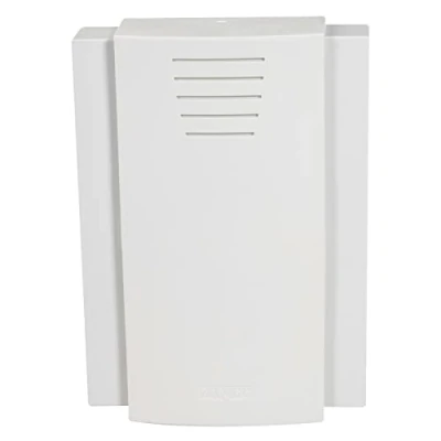 Immagine di SUNDI Gong per porta con trasformatore integrato, 230 V, in plastica, metallo, bianco, largo, femmina
