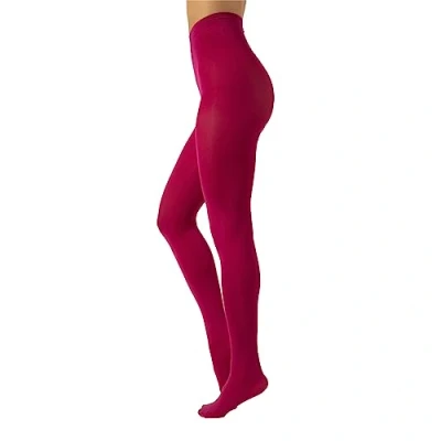 Immagine di Calzitaly Opaque Comfy 80 DEN Collant, Donna, Taglia: XXL, Fuchsia
