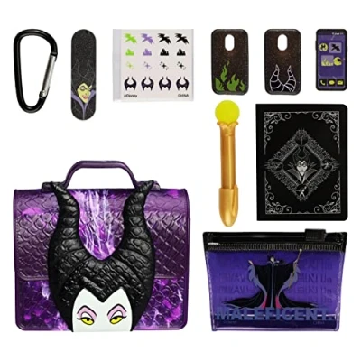 Immagine di Cefa Toys Real Littles Mini rotolo da collezione con 6 accessori di cancelleria, adatto per bambini a partire dai anni. Colore viola.