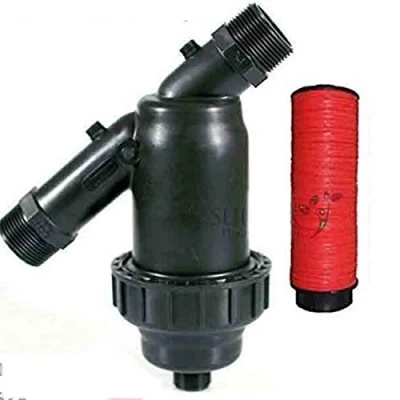 Immagine di Suinga Filtro ad Anelli 2&quot; 120 Mesh. Filettatura Maschio 2&quot;. Utilizzato per Evitare l&#039;ingresso di impurità nella Rete irrigazione. collegarsi a tubazioni da 63 mm.