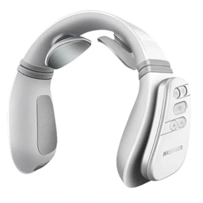 Immagine di Massaggiatore Collo Intelligente,Massaggiatore per Portatile Intelligente,Impulso Elettrico Cervicale,Con telecomando magnetico,Regalo Uomo Donna A