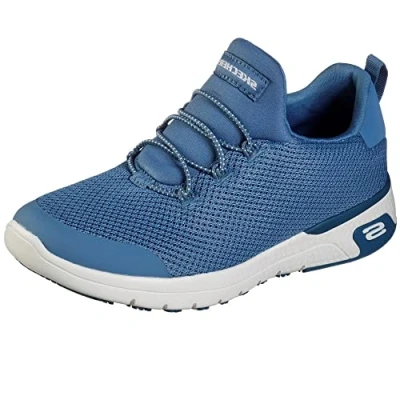 Immagine di Skechers Marsing Waiola Src, Scarpe antinfortunistiche professionali Donna, Blu Bianco, 36.5 EU