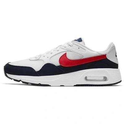 Immagine di Nike Air Max Sc, Scarpe da Ginnastica Uomo, White University Red Obsidian, 39.5 EU