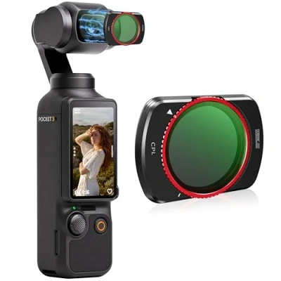 Immagine di TOMAT Pocket 3 CPL Filter, filtro obiettivo magnetico compatibile per DJI Osmo Creator Combo