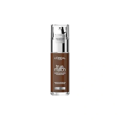 Immagine di L&#039;Oréal Paris Fondotinta Liquido, Incarnato Uniforme e Illuminato, Finish Naturale, Per Tutti i Tipi di Pelle, Formula con Acido Ialuronico, Accord Parfait, Tonalità: 10R/C Espresso, 30 ml