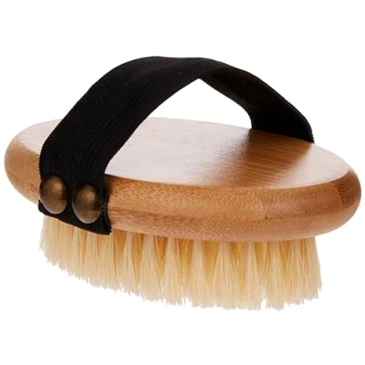 Immagine di Mikki Spazzola da Palmo in Setole di bambù, per Pelo Liscio E Corto, Toelettatura Delicata, Cani Gatti, Realizzato con bambù Sostenibile 80 g
