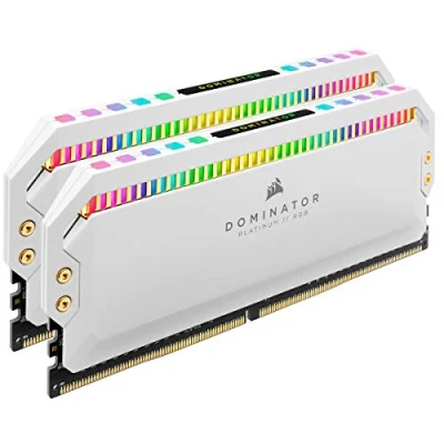 Immagine di Corsair MEMORIA DDR4 3200 32GB C16 DOM PLATINUM, RGB K2 2X16GB, 1.35V, DOMINATOR RGB, WHITE HSP