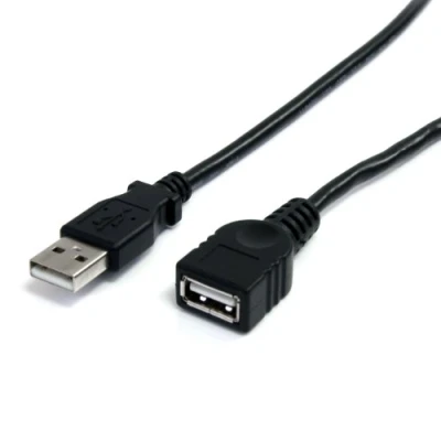 Immagine di StarTech.com USBEXTAA10BK Cavo USB 2.0 da A ad A, M/F, 3 m, Nero