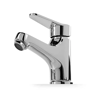 Immagine di Miscelatore per lavabo a leva singola in ottone, facile e senza complicazione da installare.
