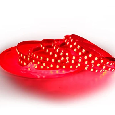 Immagine di Tesfish Striscia LED 12V, Larghezza 5mm, Strisce Rosso Colore 5M 2835 IP20 120 LEDs/M, Totale 600 LEDs Nastri per Camera da letto, Decorazione Cucina