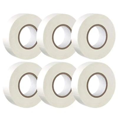 Immagine di GTSE Nastro isolante bianco 19 mm x 20 m Robusto ed autoadesivo Per proteggere, unire e riparare cavi 6 rotoli