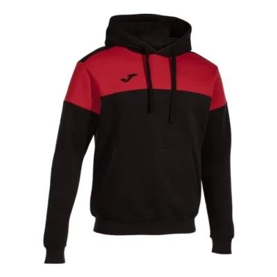 Immagine di Joma Felpe con Cappuccio Uomo Crew V Nero Rosso