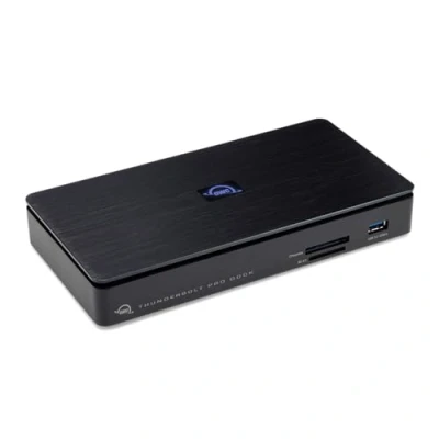 Immagine di OWC Dock Thunderbolt Pro 2x 3 (USB C), 1x USB 3.2 Gen 2 Type C, 3x A, DisplayPort, 10 Gigabit Ethernet (10GbE), slot per CFexpress, SD