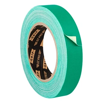 Immagine di GRIP Eventbasics Hula Hoop Tape Verde GT PRO Neon Tape, 25 mm x m, nero luce Gaffa UV opaco