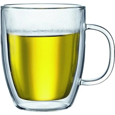 Immagine di Bodum 10606 10, Bistro, Set 2 Mug Jumbo con manico, doppia parete, 48 cl