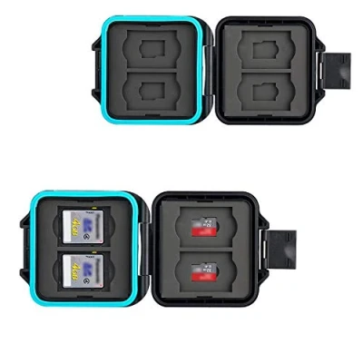 Immagine di JJC Porta Schede Memoria, Custodia Memory Card per 4 SD e Micro