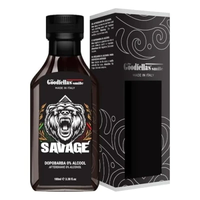 Immagine di The Goodfellas&#039; smile fluido dopobarba zero alcool Savage 100ml