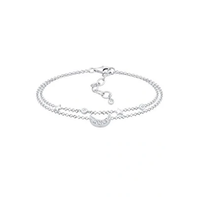 Immagine di Elli Bracciale da donna in argento Sterling 925, con cristalli, 0210422317_16, lunghezza 16 cm