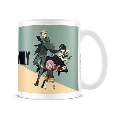Immagine di Pyramid International Tazza da caffè in ceramica con scritta Cool vs Family, 325 ml, per uomini, donne e bambini, prodotto ufficiale