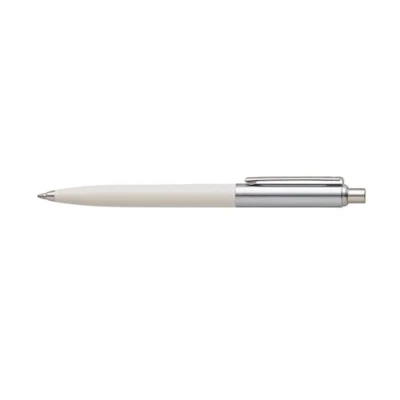Immagine di Sheaffer Sentinel White Ballpoint Pen with Chrome Trim