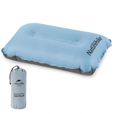 Immagine di Naturehike Cuscino da Campeggio Autogonfiabile Con Borsa Portaoggetti Leggero e Portatile Viaggio Supporto Lombare Design Ergonomico Adatto per Campeggio/Spiaggia/Viaggi/Ufficio