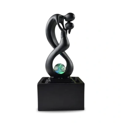 Immagine di Zen&#039;Light SCFR19 C8 Fontana interna in poliresina, 14 x 31 cm, colore: Nero