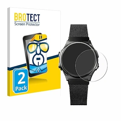 Immagine di brotect Pellicola Protettiva per Casio A171WEMB 1A Protezione Schermo (2 Pezzi) [Trasparente, Anti Impronte]