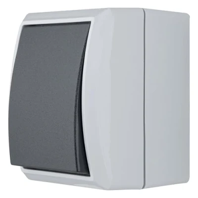 Immagine di REV Completo Interruttore, Commutatore AquaForm Grigio chiaro 0511581777