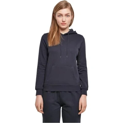 Immagine di Build Your Brand Ladies Basic Hoody Felpa con Cappuccio, Blu Navy, 4XL Donna