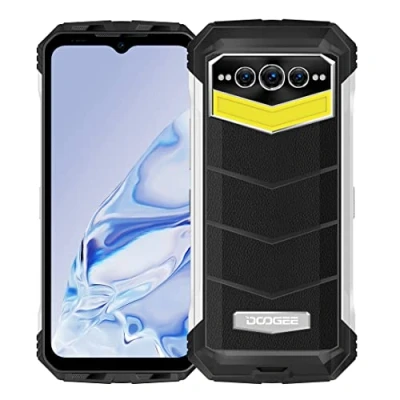 Immagine di DOOGEE Telefono Rugged S100P, Batteria 22000mAh, Luci da Campeggio 130 Lumen, 20GB+256GB, 6.58&#039;&#039; 120Hz FHD+, Fotocamera 108MP(20MP visione notturna), Smartphone Impermeabile Android 12, NFC Argento