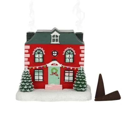 Immagine di Bruciatore a cono di incenso Casa Natale 13 cm x 12 Confezione da 1