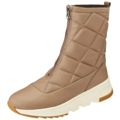 Immagine di Geox Falena ABX Stivali da neve, Donna, Taglia: 38, Brown pelle e finta