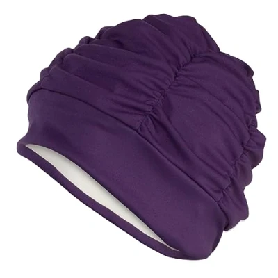 Immagine di Fashy Cuffia da bagno in tessuto, viola, taglia unica