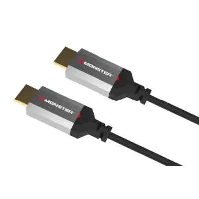 Immagine di Monster Essentials cavo HDMI da 1,8 m, ultra HD, 4K, con Ethernet, velocità di trasferimento super veloce 22,5 Gbps, video HDR, ARC, connettori in oro 24 K resistenti alla corrosione