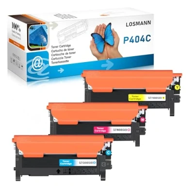 Immagine di LOSMANN Toner compatibile per Samsung P404 CLT P404C 404S K404S C404S M404S Y404S for Xpress SL C430W C480FW C480W C480 C430 C480FN C433 (3 Pack)