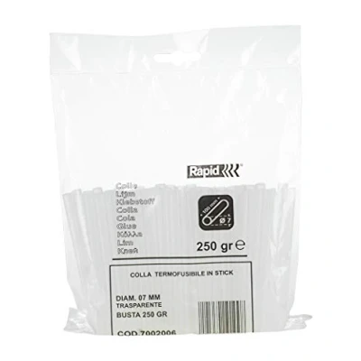 Immagine di Rapid 57002006 Colla in stick da 7 mm Trasparente multiuso,