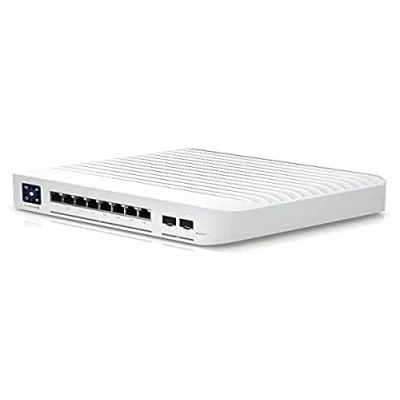 Immagine di Ubiquiti Switch UniFi 8xRJ45 2,5G/2xSFP+ 10G Managed PoE+ Wall Mountable, 1,3&quot; Touchscreen, 120W PoE