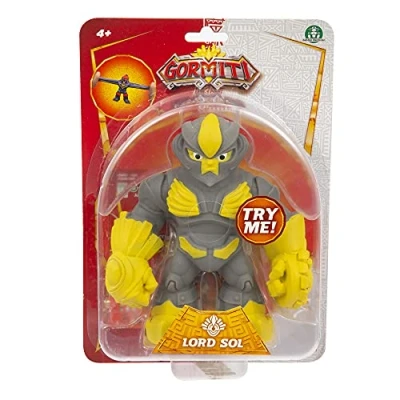 Immagine di GORMITI Personaggi Allungabili, Serie 3, Lord Sol, con Funzione Stretch, allungabili fino a 3 volte la loro dimensione, per Bambini Partire dai 4 Anni, Giochi Preziosi, GRA42300, Multicolore