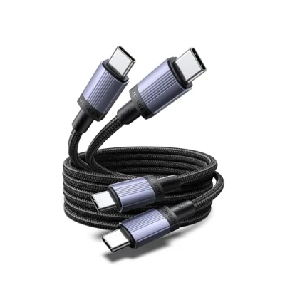 Immagine di UGREEN 2Pack Cavo USB C 240W, Type Ricarica Rapida PD 3.1, Compatibile con MacBook, iPad Air, ASUS, HP, iPhone 16/15 Plus Pro Max, Galaxy S25/24, Pixel 9/8.1M